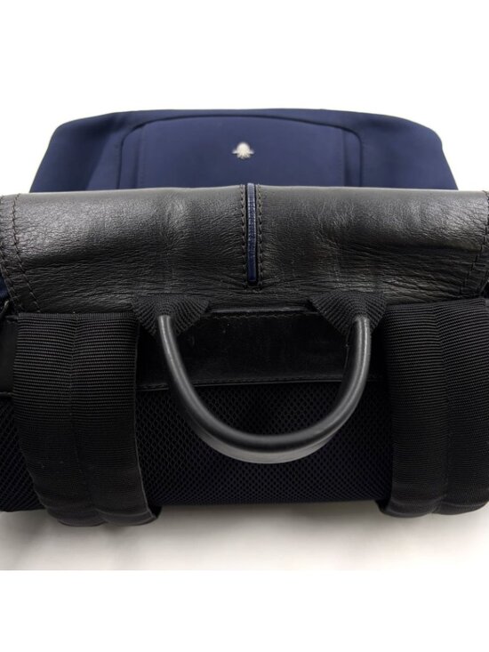 Dior Homme Be Motion Leather Nylon Navy Black Backpack Silver main image 8